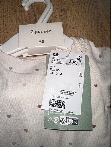Yenidoğan Beden çeşitli Renk H&M tulum 0-1 ay