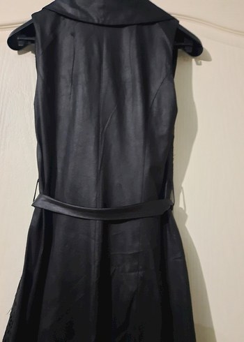 minel aşk marka dantel ve deri detaylı yelek - Görsel 2