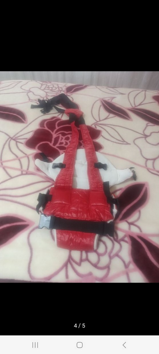 Kırmızı Bebek Taşıyıcı - Görsel 2