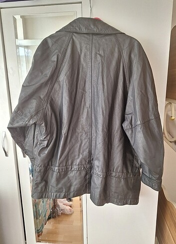 Diğer Kadın oversize deri ceket vintage 