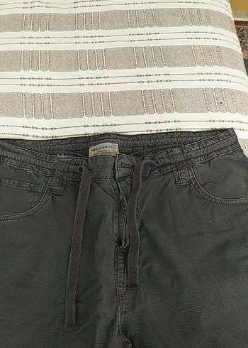 Mavi Jeans Gri Kemerli Erkek Kot Şort
