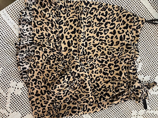 Leopar desen etek