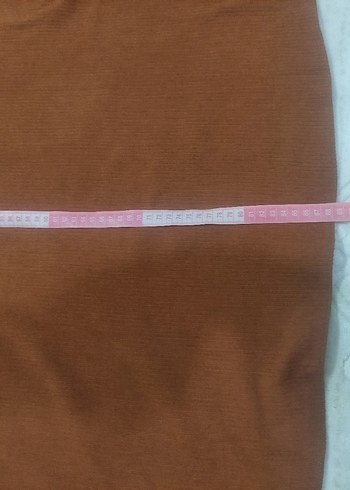 Bohem Tarz Kahverengi Uzun Süet Etek - Görsel 5