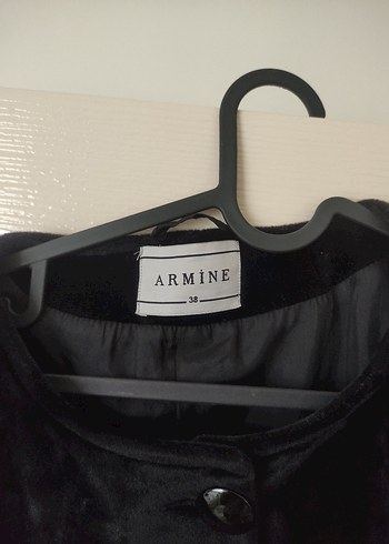 Düğmeli Siyah Kaşmi kaşe Uzun Kadın Kaban - Görsel 2