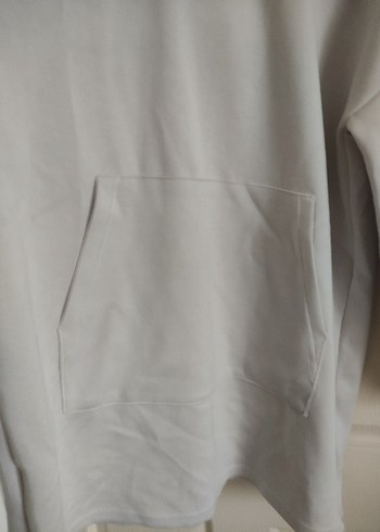 Gri Kadın Midi Sweatshirt Uzun Kollu - Görsel 2