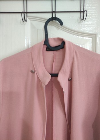 Pembe Düğmeli Uzun tunik - Görsel 2