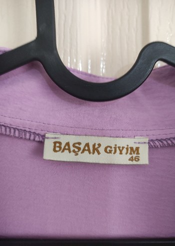 Mor Soyut Desenli tunik - Görsel 3