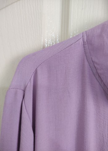 Mor Soyut Desenli tunik - Görsel 4