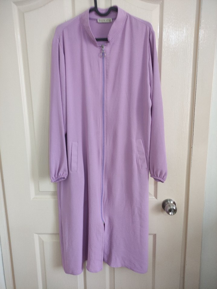 Mor Soyut Desenli tunik - Görsel 2