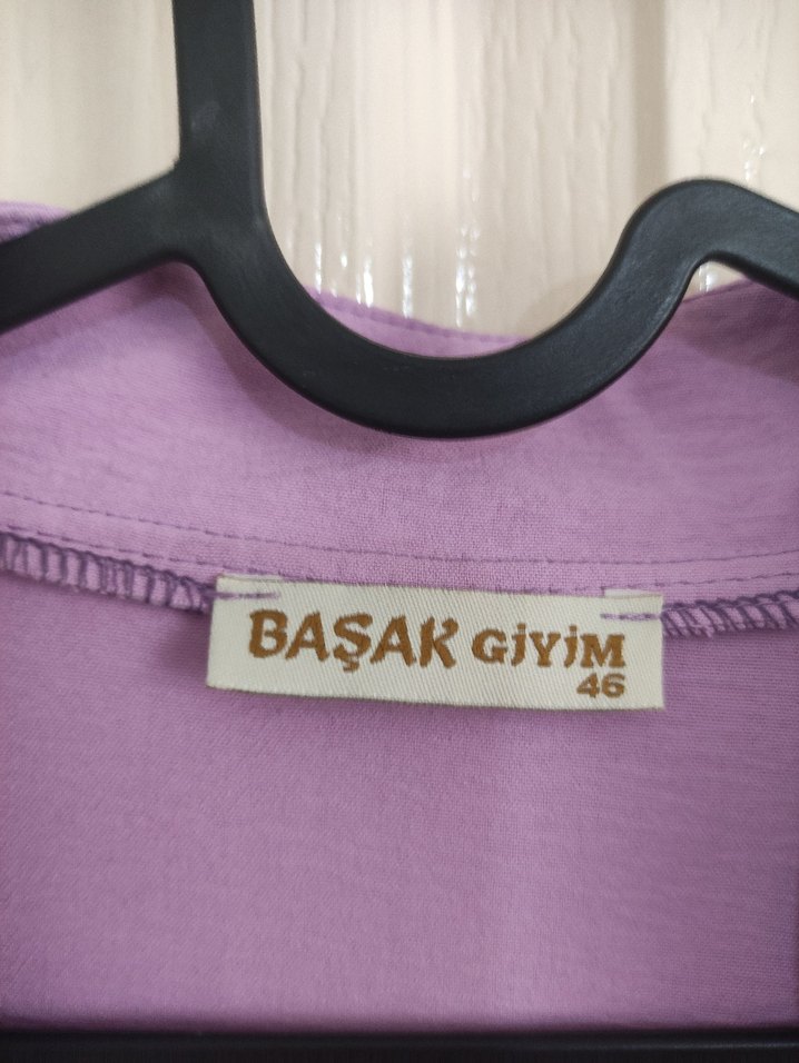 Mor Soyut Desenli tunik - Görsel 3