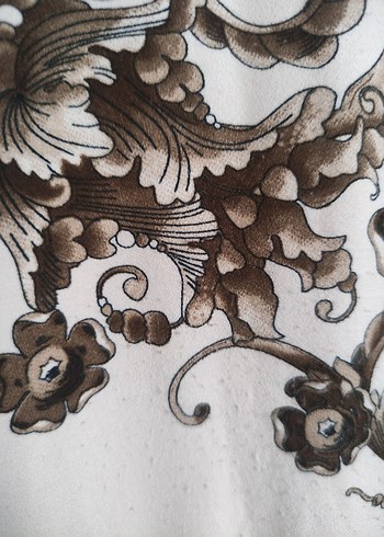 Pembe Desenli Uzun Bohem Elbise - Görsel 3