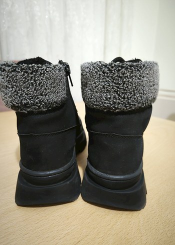 Kadın Siyah Platform Topuklu Goth Botlar - Görsel 3