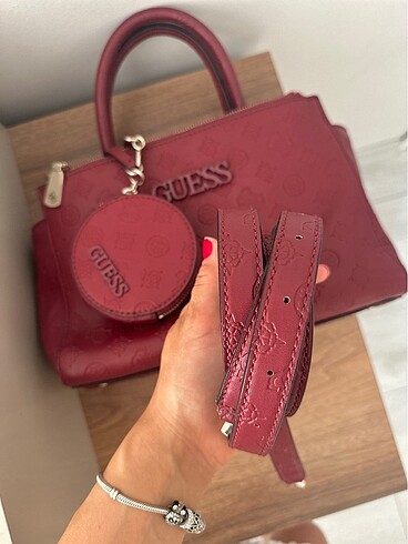Beden bordo Renk Guess çanta