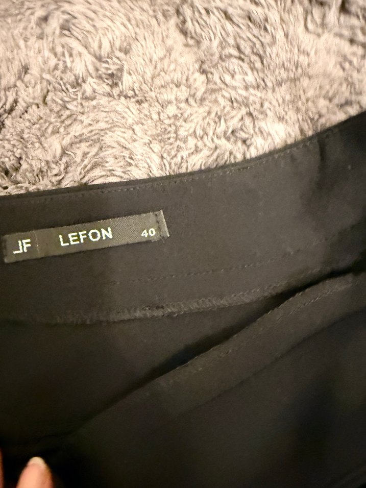 Siyah Midi Ofis Elbisesi - Görsel 2