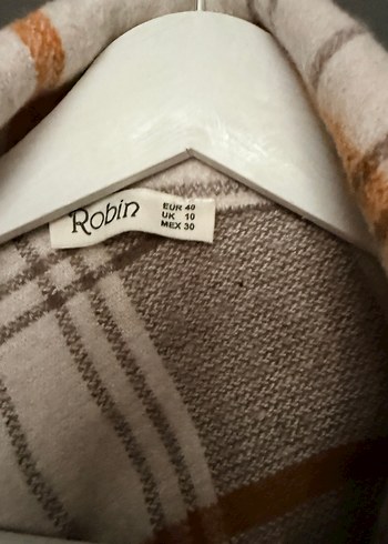 Düğmeli Ekose Kısa Yün Kadın Gömlek - Görsel 2