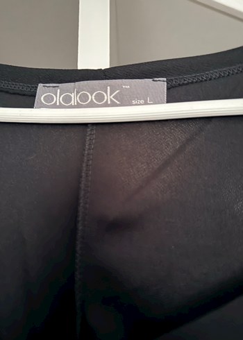 Uzun Kollu Siyah Gotik V Yaka Bluz - Görsel 3