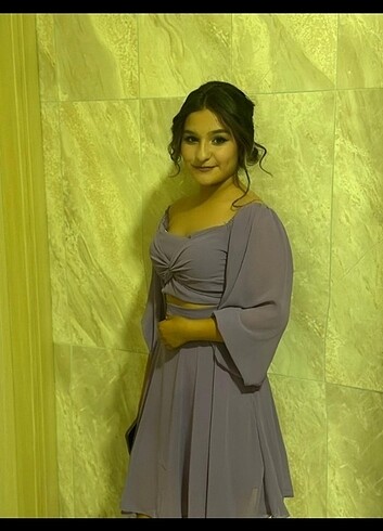 Şifon elbise 