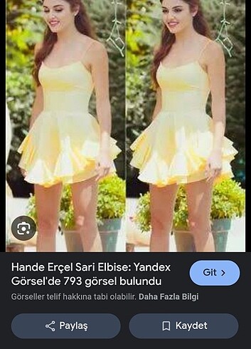 Hande Erçel elbise 