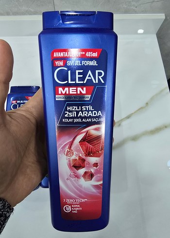 Clear Men - 4 LÜ Ferahlık ve Hızlı Stil Şampuan Seti - Görsel 3