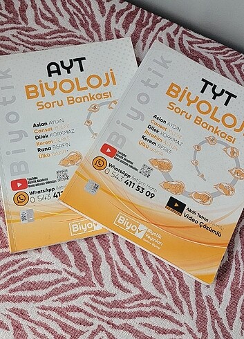 Ayt tyt biyoloji biyotik yayınları 