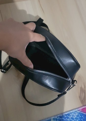 Beden Calvin Klein Siyah Deri Kadın Çapraz Çanta