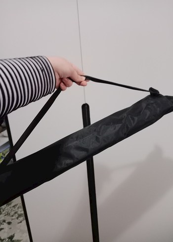 Siyah Ayarlanabilir Tripod şövale - Görsel 20