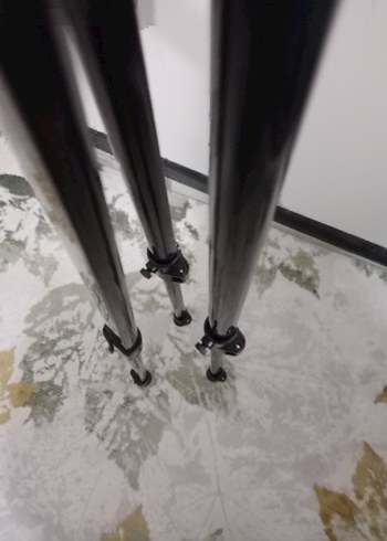 Siyah Ayarlanabilir Tripod şövale - Görsel 12