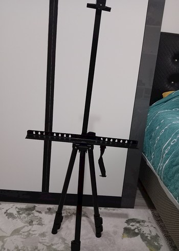Siyah Ayarlanabilir Tripod şövale - Görsel 13