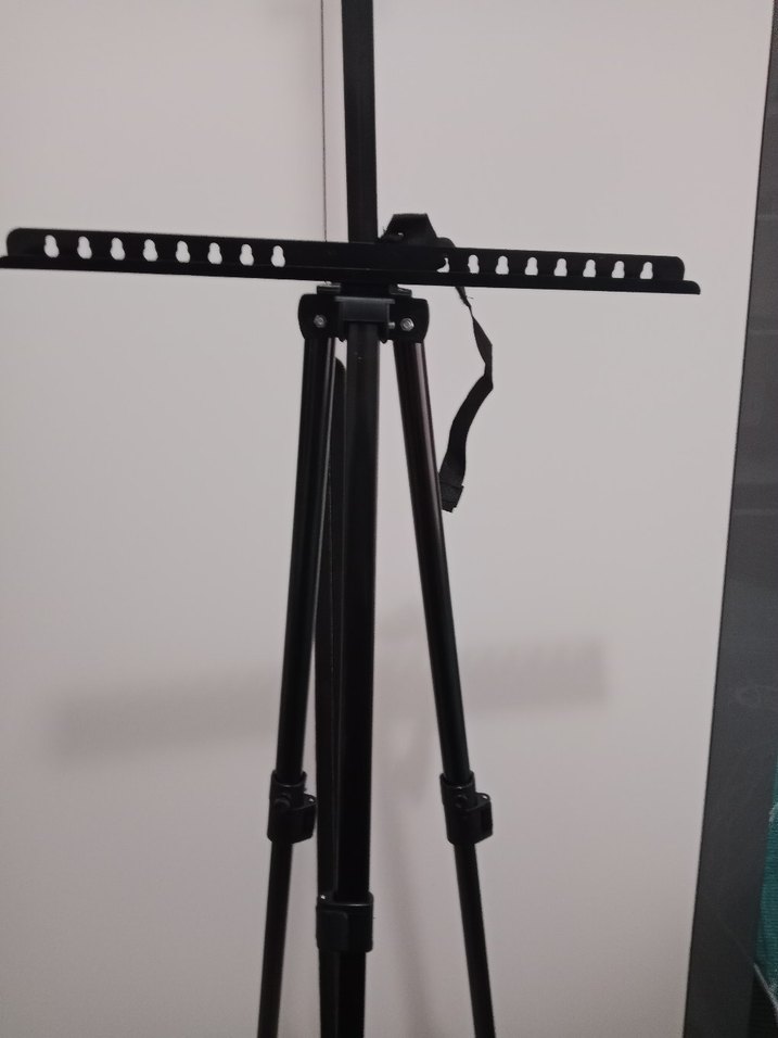 Siyah Ayarlanabilir Tripod şövale - Görsel 5