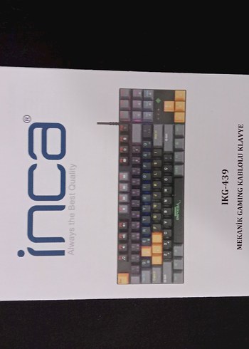 Siyah Mekanik Klavye Turuncu Vurgularla - Görsel 14