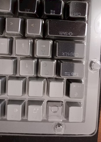 Siyah Mekanik Klavye Turuncu Vurgularla - Görsel 13