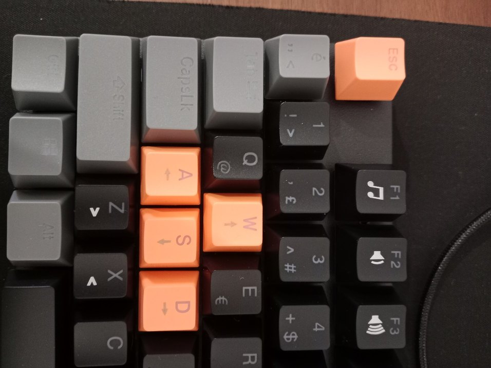 Siyah Mekanik Klavye Turuncu Vurgularla - Görsel 5