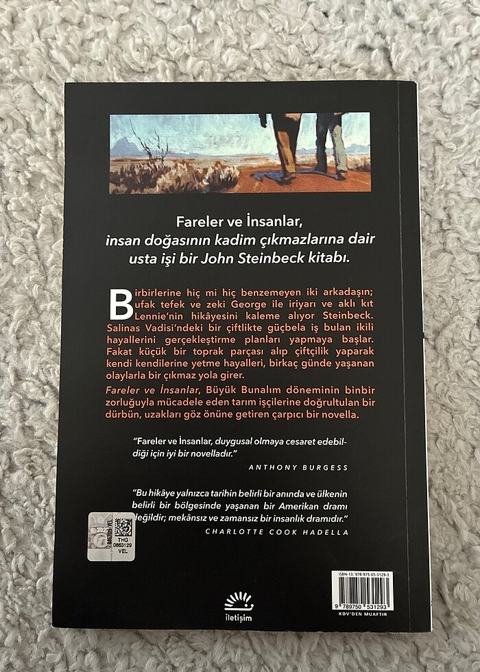 fareler ve insanlar john steinbeck - Görsel 2