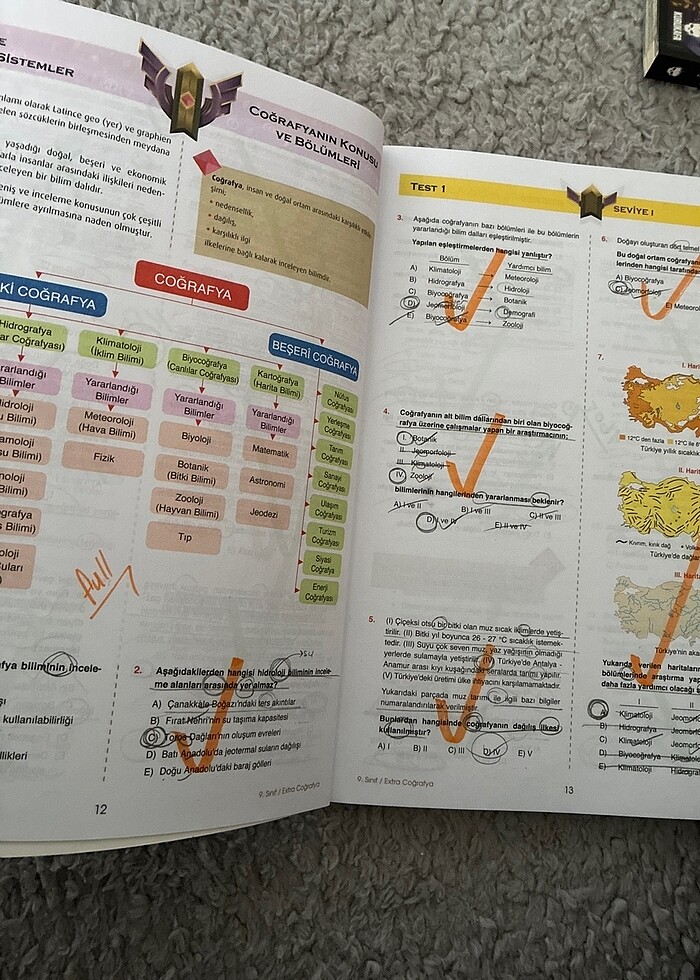 kafadengi extra cografya konu anlatımlı soru bankası 9.sınıf - Görsel 3