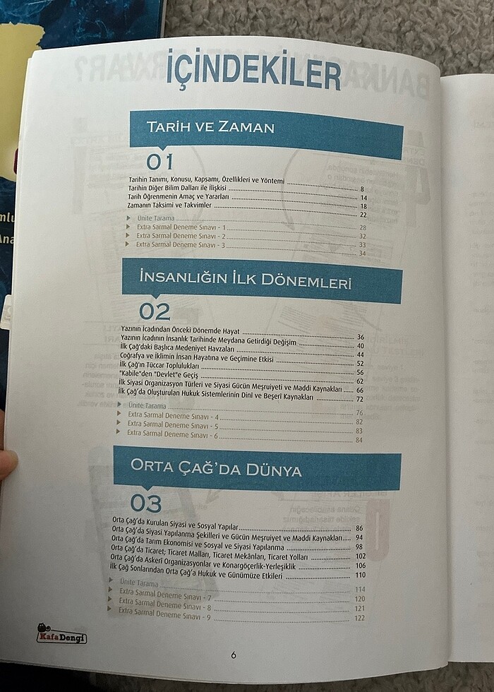 kafadengi yayınları extra tarih konu anlatımlı soru bankası 9. s - Görsel 5