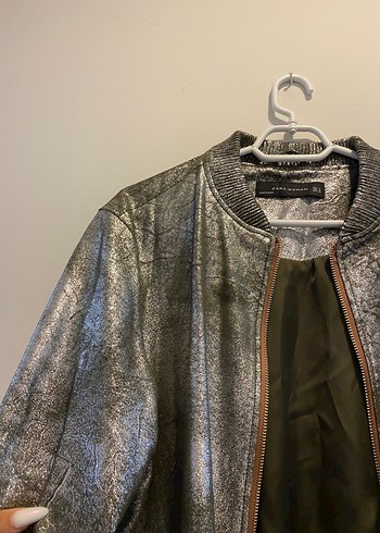 Zara ZARA SÜET BOMBER ŞIK CEKET
