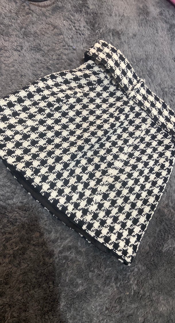 Zara Kemerli Mini Etek - Görsel 4