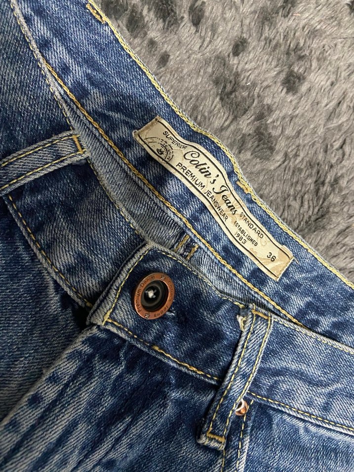 Colins Yırtık Detaylı Mavi Kadın Denim Şort - Görsel 3