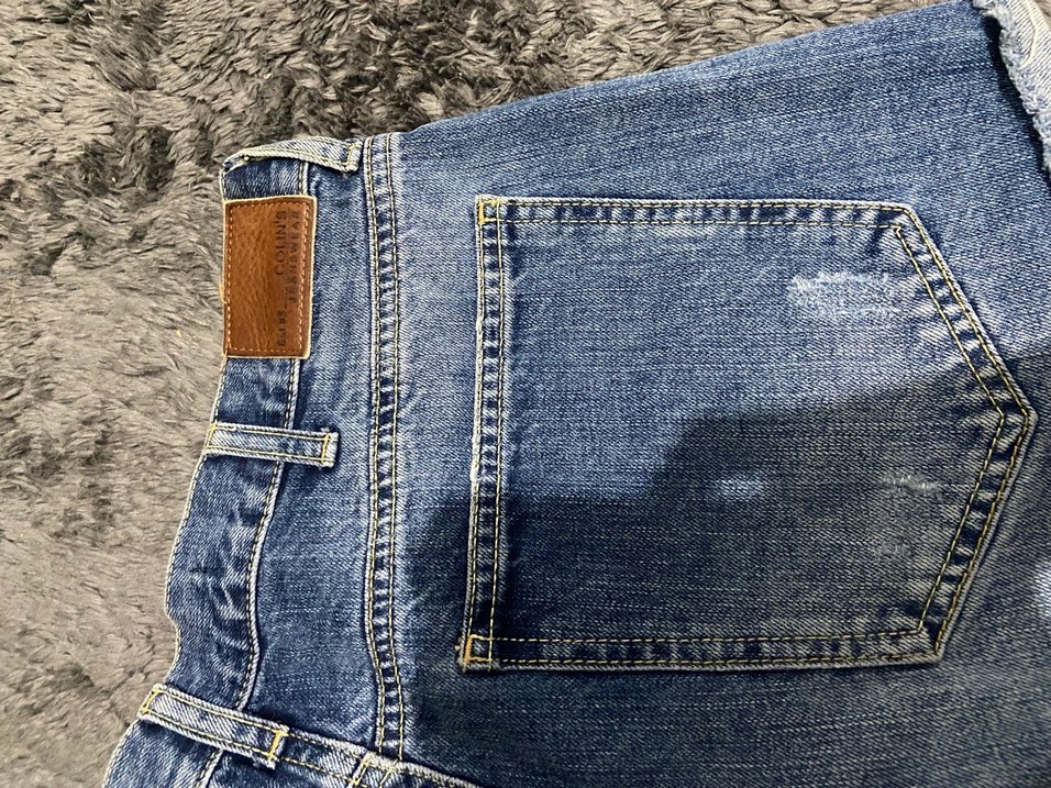 Colins Yırtık Detaylı Mavi Kadın Denim Şort - Görsel 5