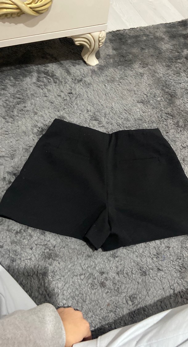 Zara Kadın Mini şort Sıcak Kumaşlı - Görsel 4