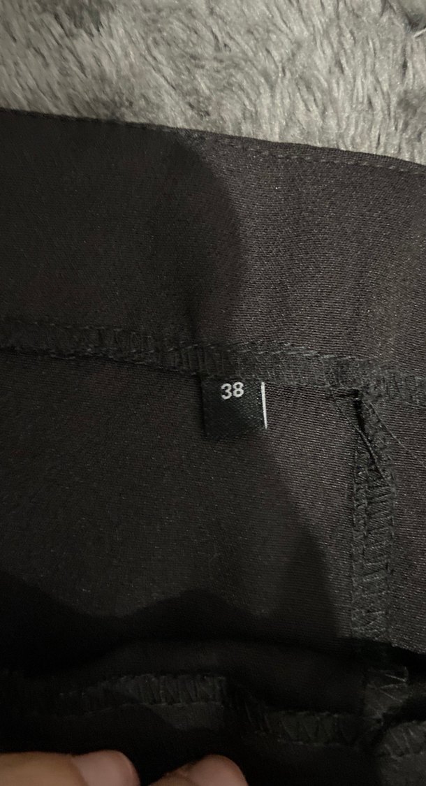 Siyah Kemerli Mini şort Etek - Görsel 4