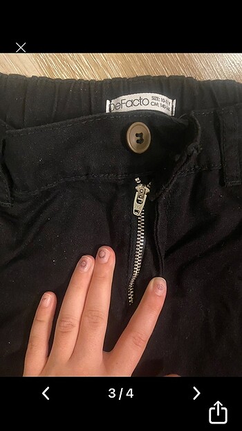 10 Yaş Beden Defacto 10-11 yaş şık kargo pantolon