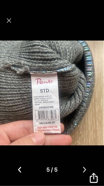 Penti eldiven bere set sıfır - Görsel 3