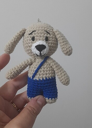 Diğer Amigurumi köpek anahtarlik