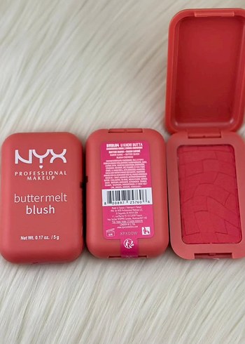 NYX Buttermelt Pembe Allık - Görsel 2