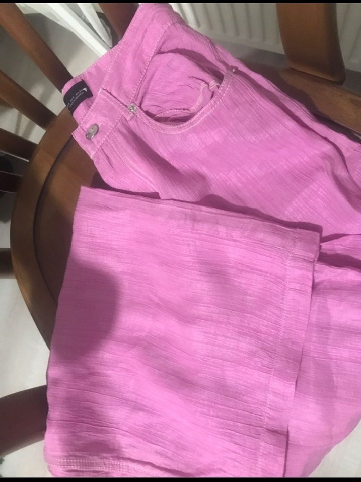 Pembe Kadın Pantolon - Görsel 4