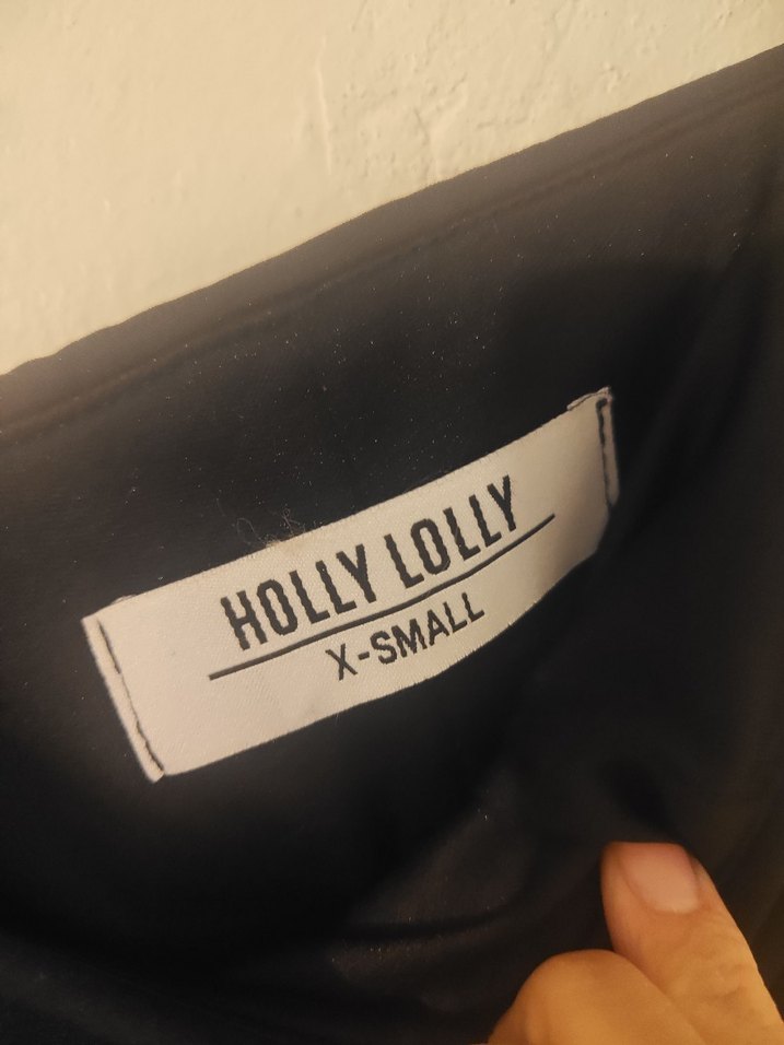 Holly Lolly Siyah straplez mini elbise - Görsel 3