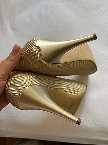 40 Beden sarı Renk Altın sarısı gold seri stiletto