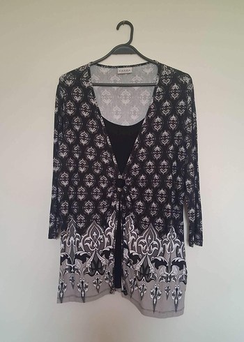 C&A Canda İkili Gorunumlu Tunik Hirka