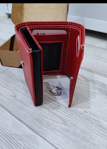 Beden kırmızı Renk Unisex kartlık cüzdan